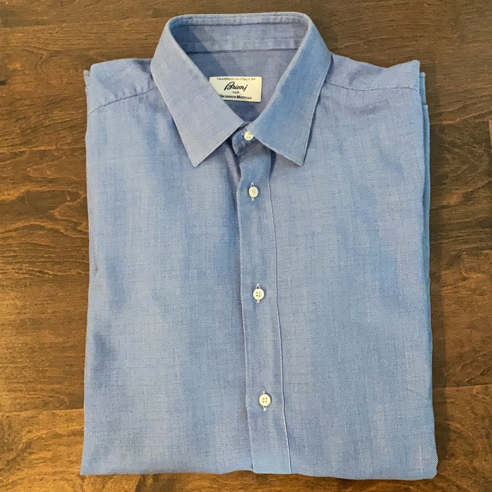 Brioni Dress Shirt - Used, 16 Neck, Sleeves 34/35